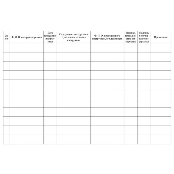 Журнал инструктажа по антитеррористической защищенности и гражданской обороне в образовательном учреждении Учитель-Канц (А4, 32 листа)
