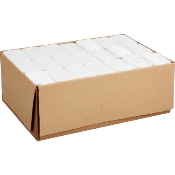 Полотенца бумажные листовые Luscan Economy Z-сложения 1-слойные 21 пачка по 190 листов (артикул производителя 1052061)