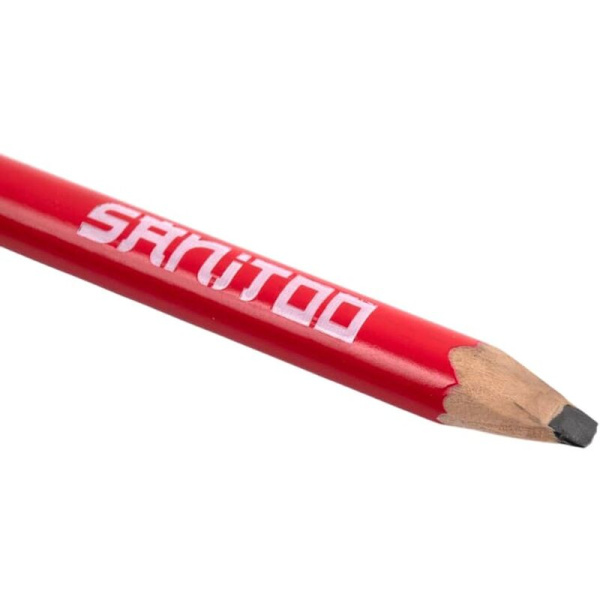 Набор карандашей столярных Sanitoo 176 мм незаточенных (10 штук в  упаковке)