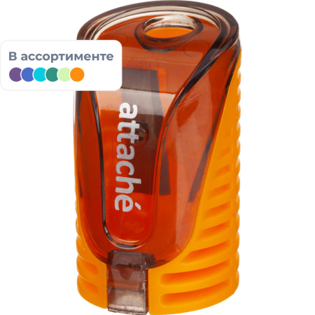 Точилка для карандашей Attache с контейнером пластиковая