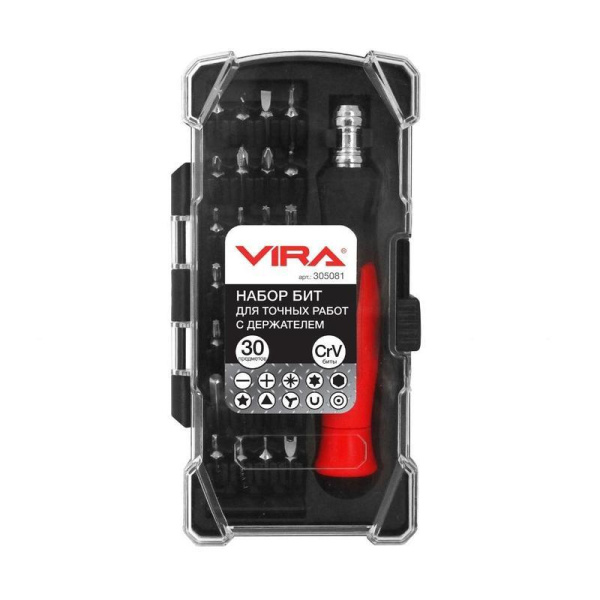 Отвертка для точных работ с битами 30 предметов (305081)