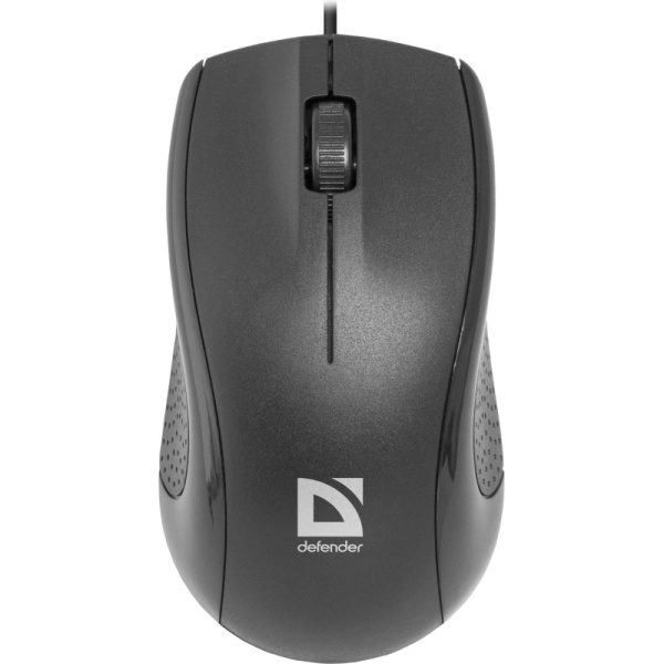 Мышь проводная Defender Optimum MB-160 чёрная (52160)