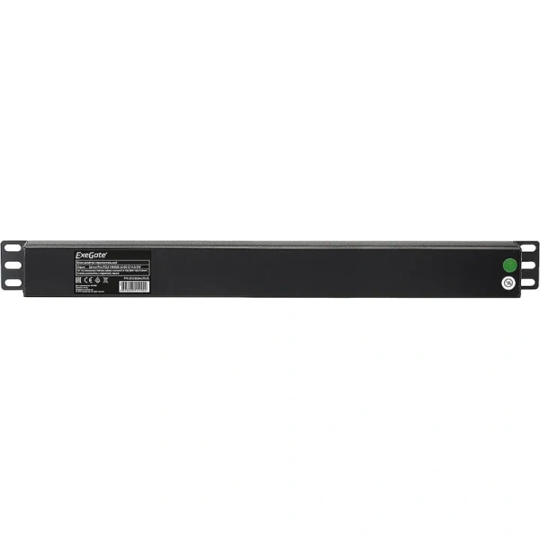 Блок розеток ExeGate ServerPro PDU-19H806 Al-8S-C14-3CU-SW (EX280845RUS)
