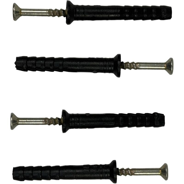 Вешалка настенная H1031B черная (3 крючка)