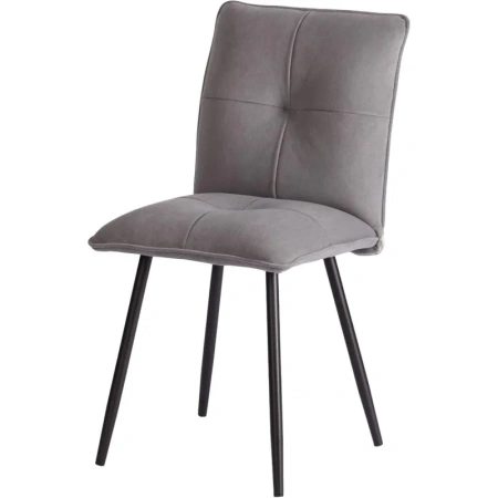 Стул обеденный Комус Мебель Flip серый (ткань, металл)