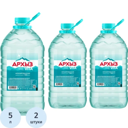 Вода минеральная Архыз Vita негазированная 5 л