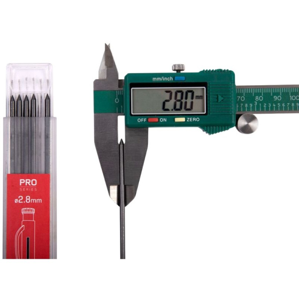 Набор грифелей Sanitoo Pro 120 мм графит (6 штук в упаковке)