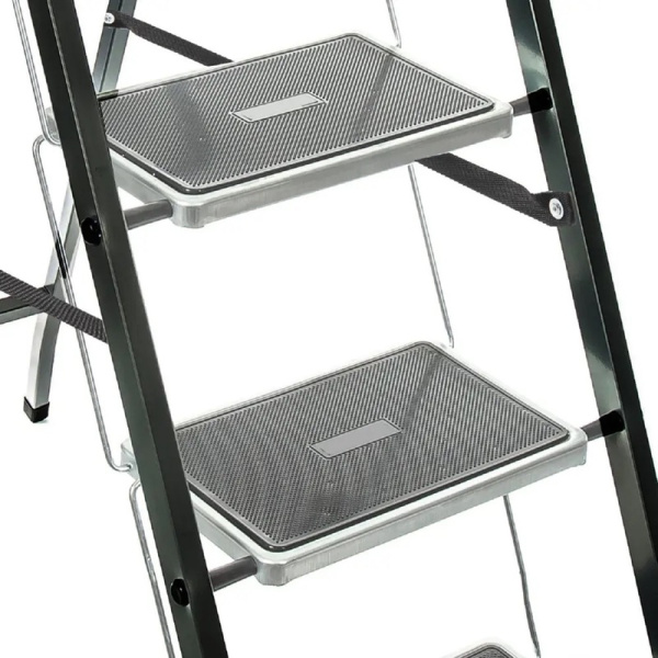 Стремянка стальная Zalger Jet Black 2 ступени (9910-2)