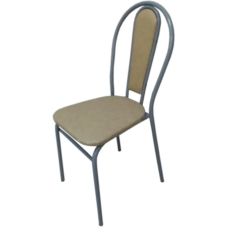 Стул обеденный 4353 бежевый (искусственная кожа, металл)