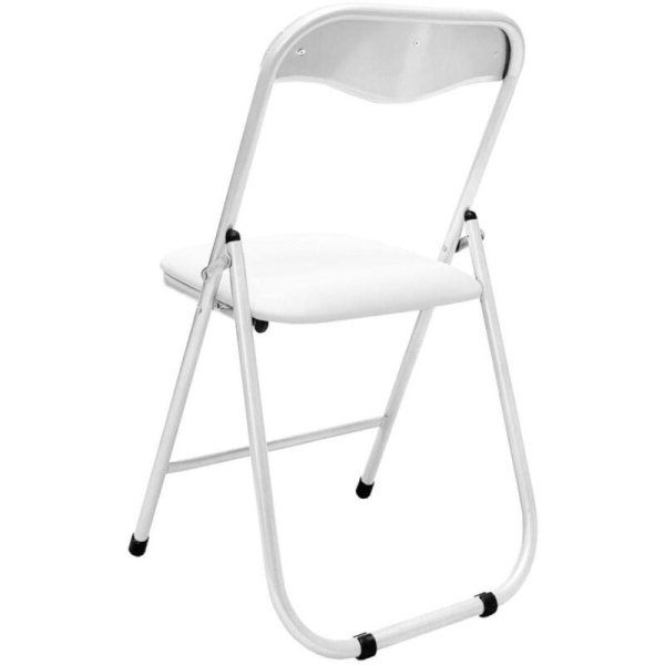 Стул складной РС 04 белый (искусственная кожа, металл)