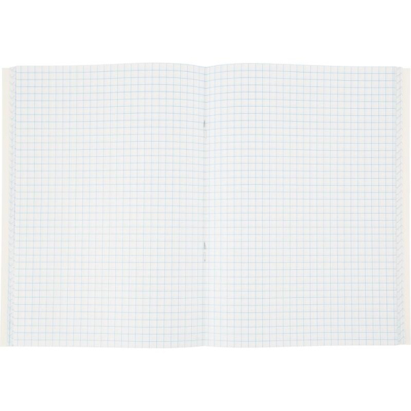 Книга учета  96 листов  А5 в клетку на скрепке блок офсет Attache  (обложка - мелованный картон)