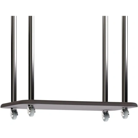 Вешалка костюмная Комус Мебель Элдридж (чёрный кварц/хромированный,  500х295х1050 мм)