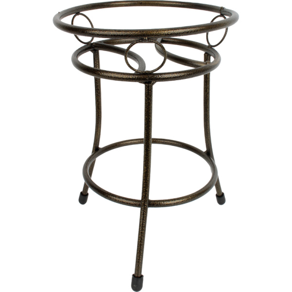 Подставка для цветов Garden Show Пион 32x25.5x25.5 см бронзовая