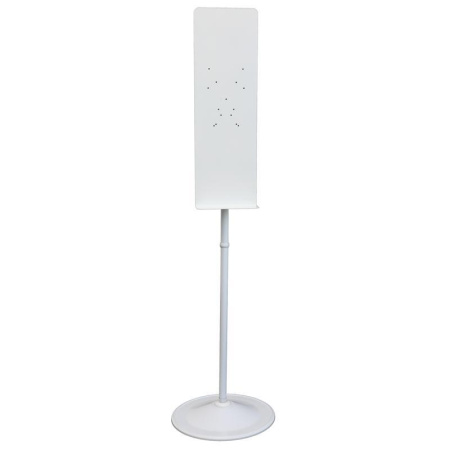 Стойка напольная для дозатора белая Титан СД-7