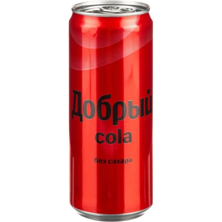 Напиток газированный Добрый Cola без сахара 0.33 л