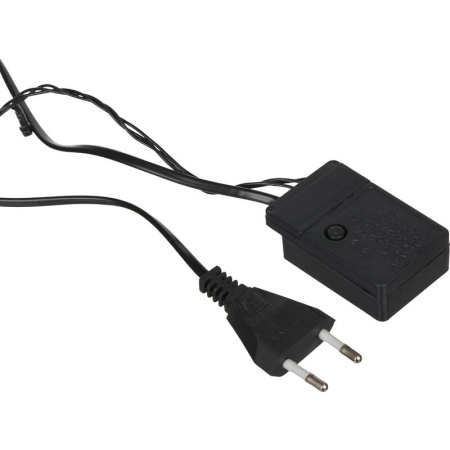 Электрогирлянда холодный белый свет 100 ламп 10.8 м