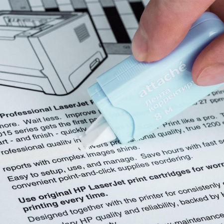 Корректирующая лента Attache Economy 5 мм x 8 м в ассортименте