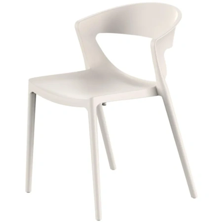 Стул обеденный Evok светло-бежевый (пластик)