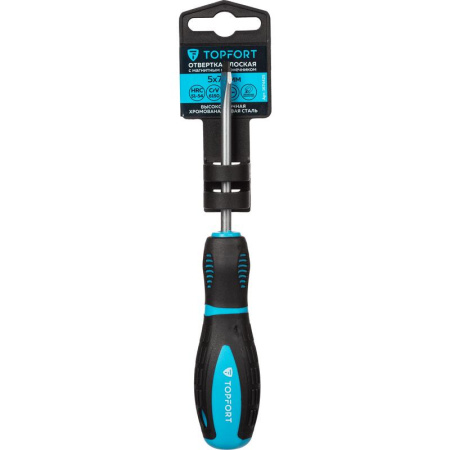 Отвертка Topfort SL5 плоская 75 мм