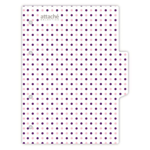 Разделитель пластиковый Attache Selection Flower dreams А5 пластиковый 3 листа в ассортименте