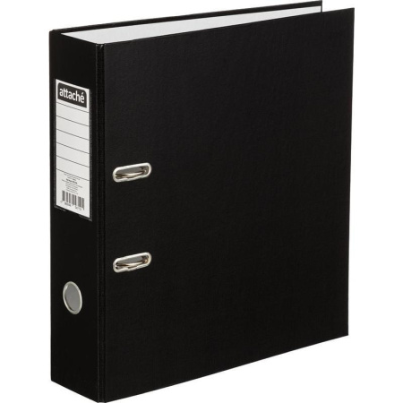 Папка-регистратор Attache Экономи 80 мм черная