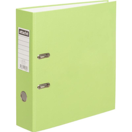 Папка-регистратор Attache Экономи 80 мм желтая салатовая