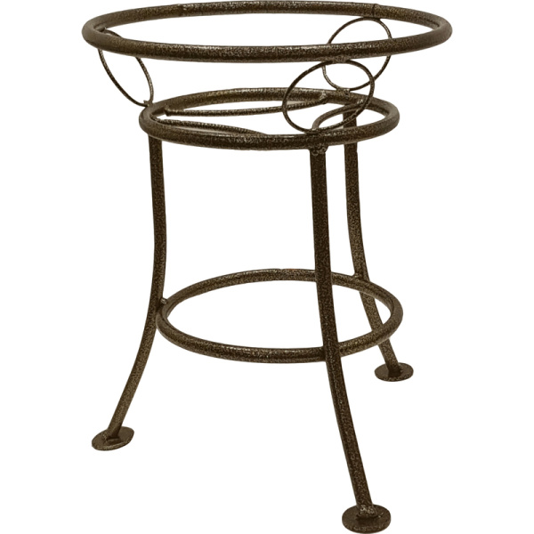 Подставка для цветов Garden Show Пион 32x25.5x25.5 см бронзовая