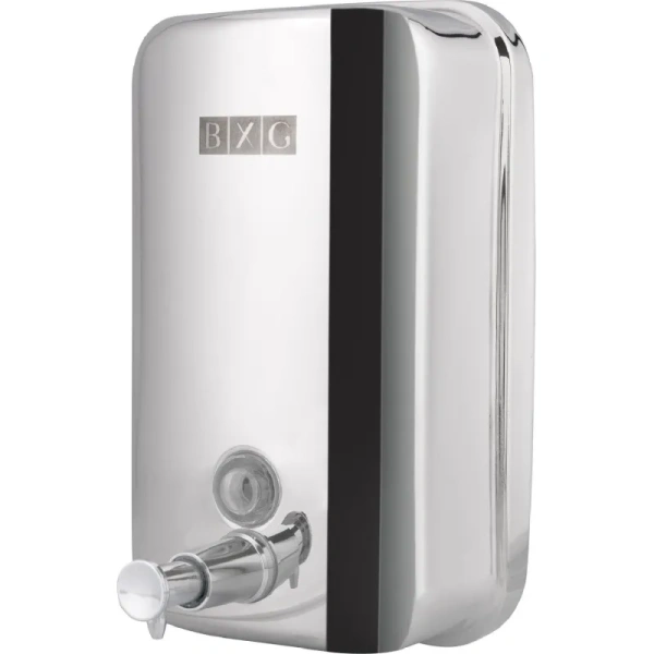 Дозатор (диспенсер) для жидкого мыла для антисептика BXG-SD-H1-1000  нержавеющая сталь серый/серебристый 1000 мл