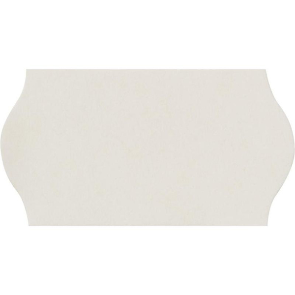 Этикет-лента волна белая 22х12 мм эконом (10 рулонов по 1000 этикеток)