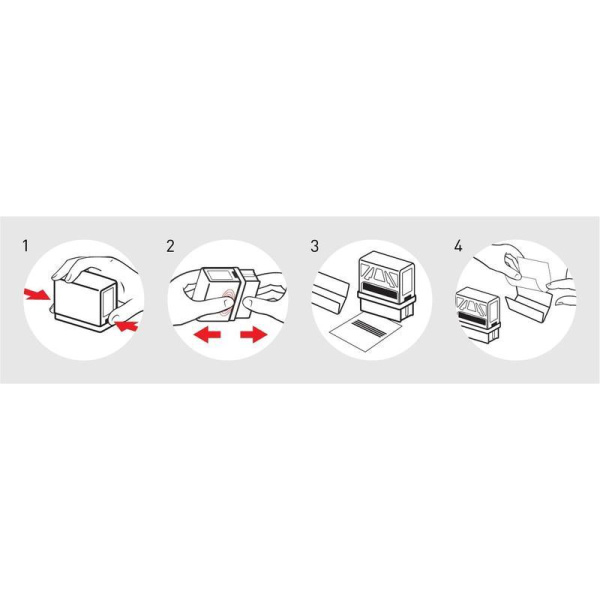 Оснастка для штампов автоматическая Colop Pr. C40 23х59 мм черная с  персонализацией