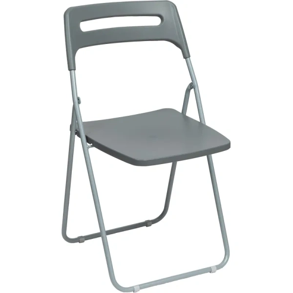 Стул раскладной Комус Мебель Folding серый (пластик)