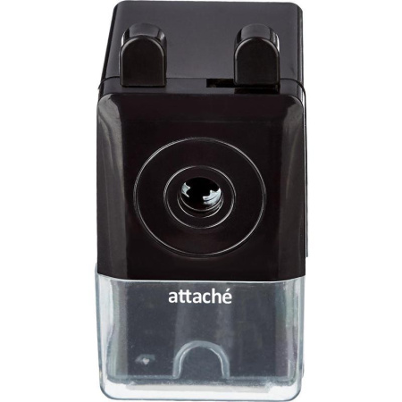 Точилка механическая Attache Economy, 8 мм, фиксация карандаша, чёрная