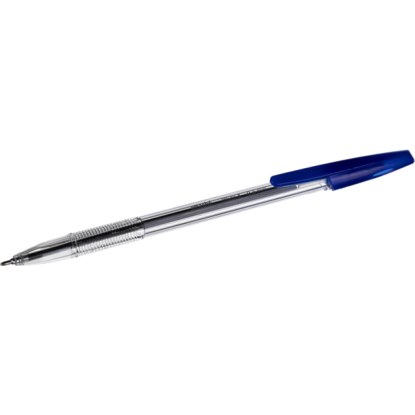 Ручка шариковая неавтоматическая Attache Velex X синяя (толщина линии  0.5 мм)