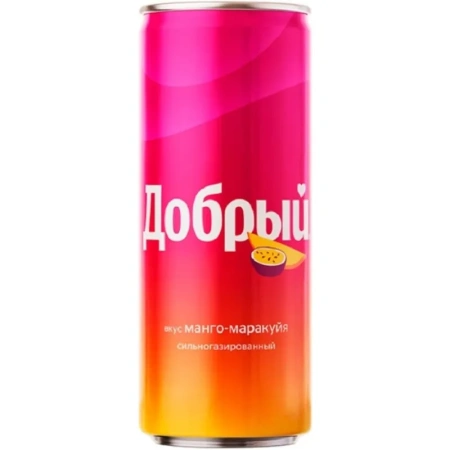 Напиток Добрый манго-маракуя газированный 0.33 л