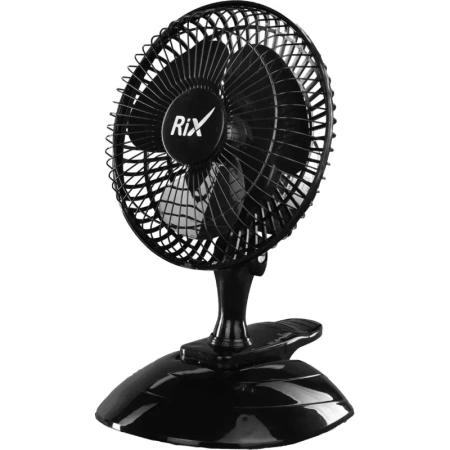 Вентилятор настольный Rix RDF-1500WB чёрный