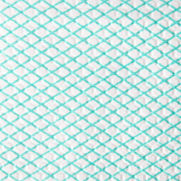 Материал протирочный нетканый Luscan Professional зеленый (30 листов в  упаковке)