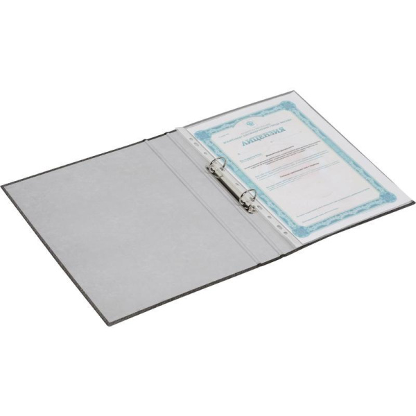 Папка на 2-х кольцах Attache Economy 35 мм черная до 220 листов