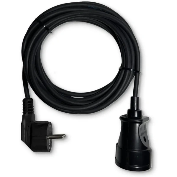 Удлинитель Progix PG115 1 розетка 2 м с заземлением чёрный