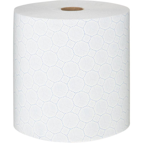 Полотенца бумажные рулонные Luscan PROFESSIONAL H12 2-слойные белые 6  рулонов по 150 метров