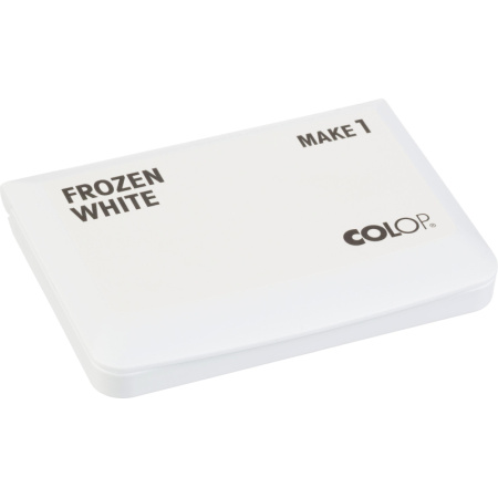 Подушка штемпельная настольная Colop Make 1 белая 90x50 мм