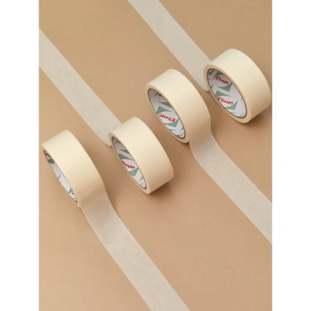 Клейкая лента малярная Комус легкоудаляемая 38 ммх19 м