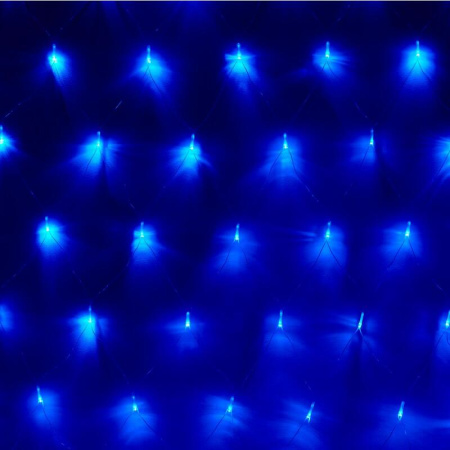 Электрогирлянда голубой 2х3 м