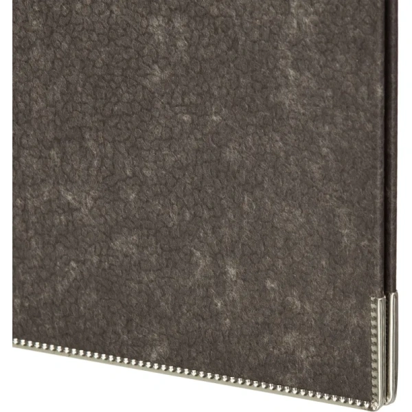 Папка-регистратор Комус 50 мм мрамор черная/зеленая бумага