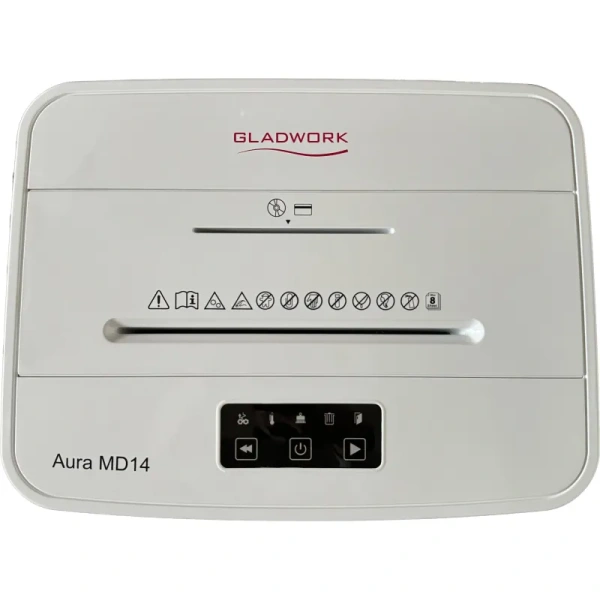 Шредер (уничтожитель документов) Gladwork Aura MD14 5-ый уровень  секретности объем корзины 25 л