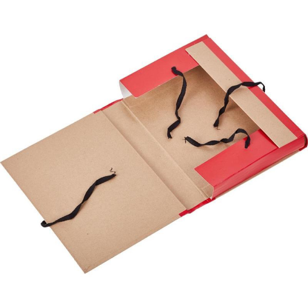 Папка архивная A4 &laquo;Дело&raquo; (5см, c 4-мя завязками, крафт/бумвинил)