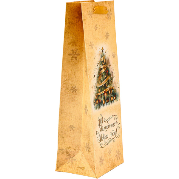 Пакет подарочный Upak Land Роскошная елка (36x13x10 см)