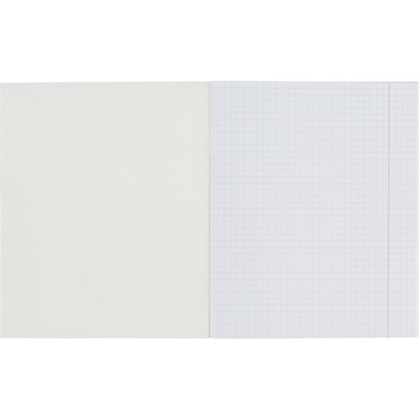 Тетрадь общая №1 School Нежность А5 48 листов в клетку на скрепке  обложка с рисунком ВД-лак