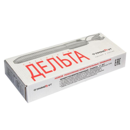 Светильник настольный Трансвит Дельта черный (металло-пластиковая струбциина)