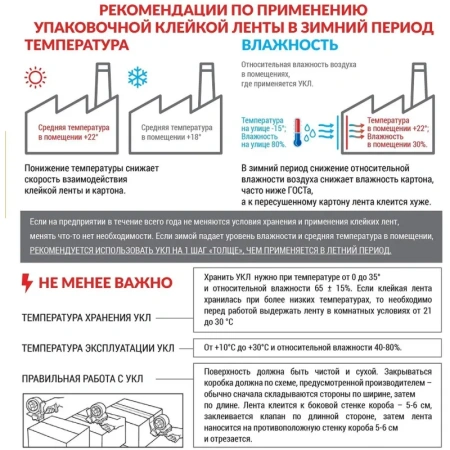 Клейкая лента упаковочная Комус 50 мм x 100 м 50 мкм прозрачная