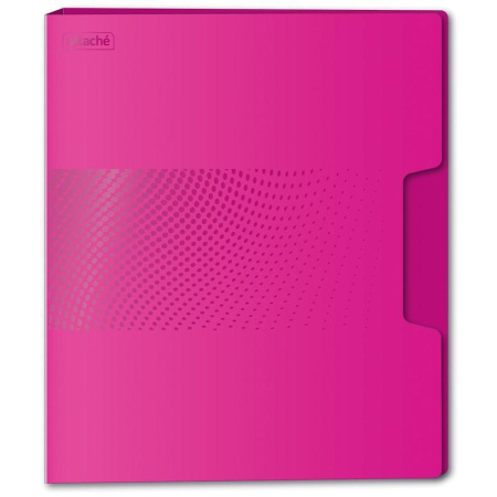 Папка-скоросшиватель с пружинным механизмом Attache Digital розовая 0.45 мм